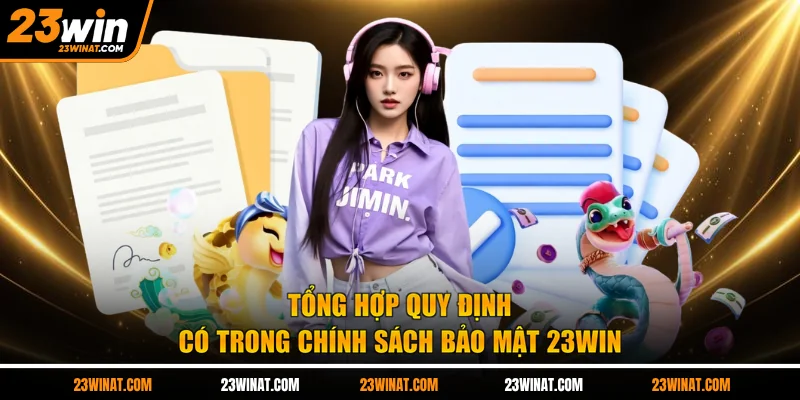 Tổng hợp quy định có trong chính sách bảo mật 23WIN